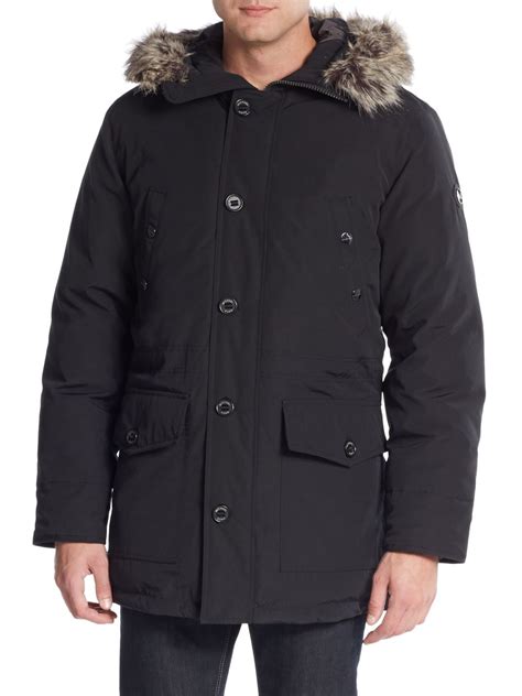 michael michael kors down parka men& 39|Michael Kors coats for men.